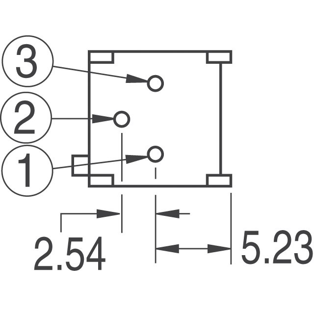 3299P-1-504 Bourns Inc.  Trimmer Potentiometers